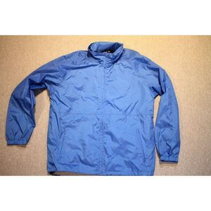 Vintage Woolrich Light Windbreaker Jacket - Royal Blue - Size Medium